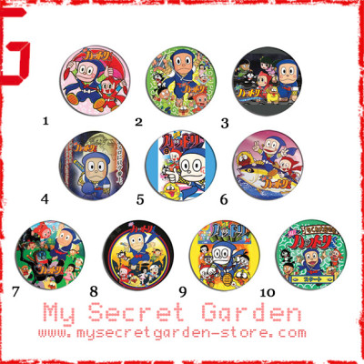 Ninja Hattori-Kun 忍者ハットリくん Anime Pinback Button Badge Set ( or Hair Ties / 4.4 cm Badge / Magnet / Keychain Set )